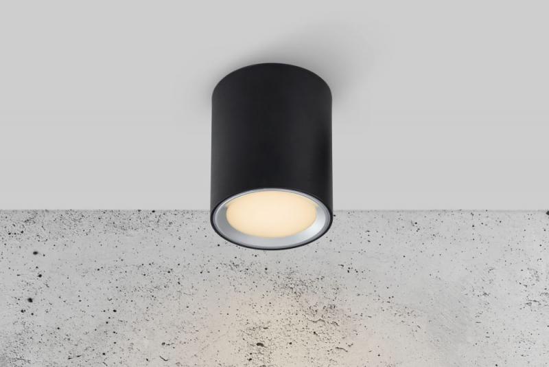 Deckenstahler Fallon in schwarz Long Version von Nordlux